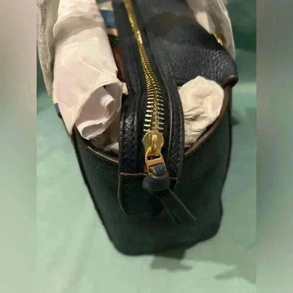 Tory Burch Thea Pieced Leather Mini Slouchy  Satchel - Picture 6 of 8